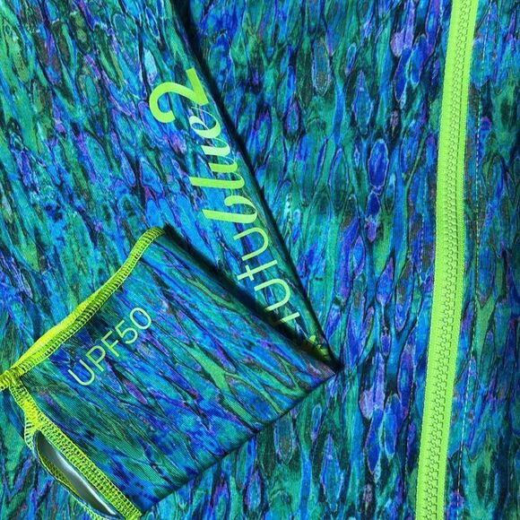 Tutu blue women’s xxl full sun protection long swimsuit leggings rash guard - Picture 3 of 10